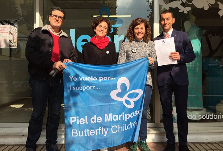 CB Marbella y Piel de Mariposa, juntos por una buena causa