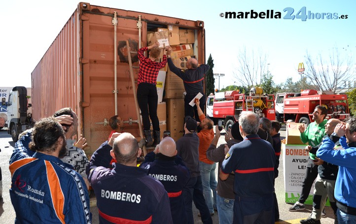 La solidaridad de Marbella pone rumbo a la isla griega de Lesbos