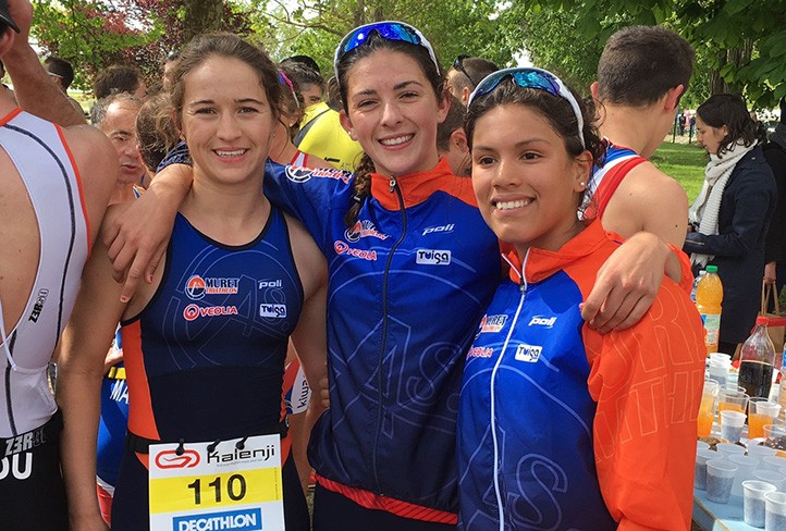 Marina Castro acaba tercera en su debut con el Muret Triathlon