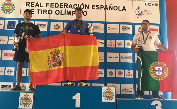 El marbellí Enrique Cortés, subcampeón de Europa de Trap 5