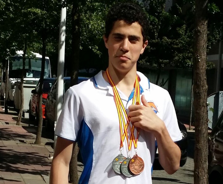 Javier Labrador suma tres medallas en el Campeonato de España