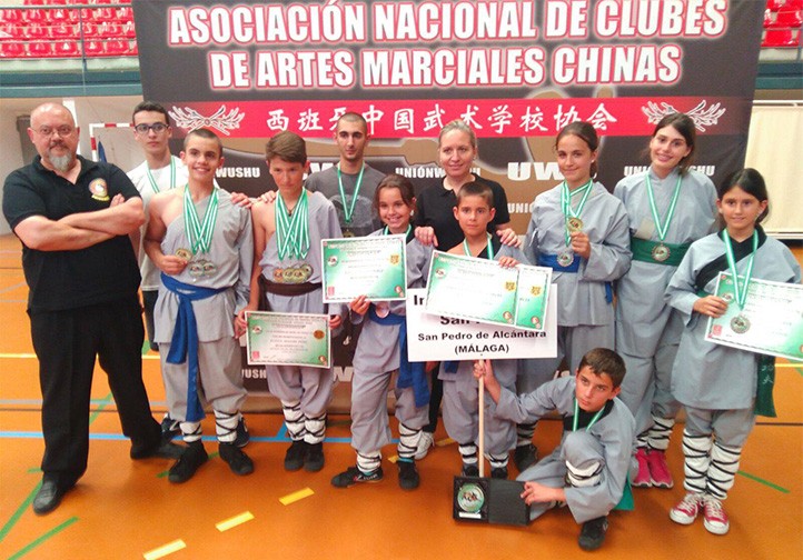 El Instituto Shaolin San Pedro logra 13 medallas en el Campeonato de Andalucía