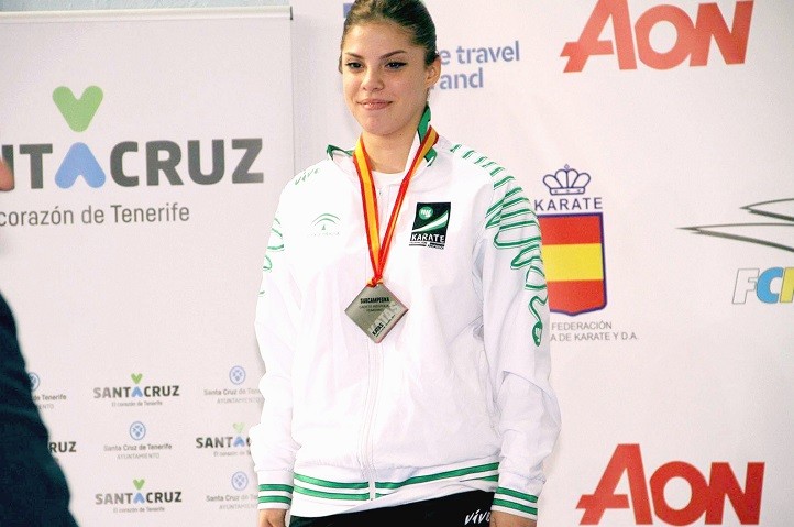 La karateka Sabrina S. Medero se proclama subcampeona de España