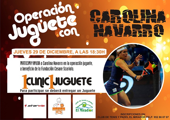 El Club de Pádel El Mirador organiza este jueves la "Operación Juguete"<br />