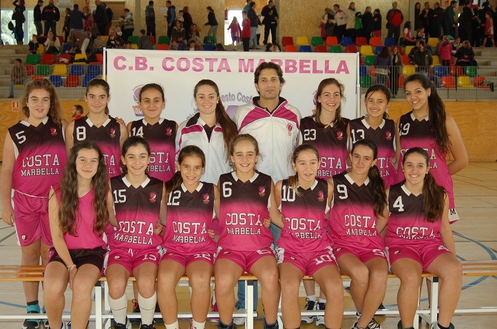 Buen inicio de año para el CB Costa Marbella con las victorias de cadetes e infantiles