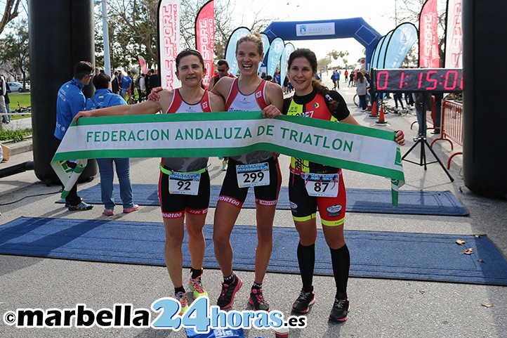 Arón Recacha y Julia Furnerud vencen en el XVI Duatlón Ciudad de Marbella