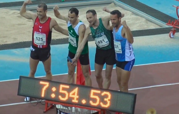 Baten el récord del mundo de 4x800 con la inspiración de Pablo Ráez