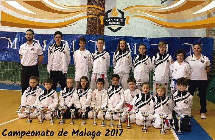 El Olympic Karate Marbella consigue 14 títulos provinciales