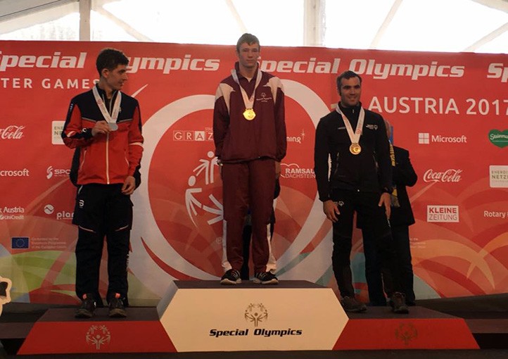 Jorge Otalecu gana el bronce en los Special Olympics World Winter Games