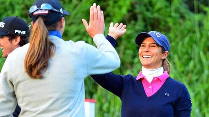 Azahara Muñoz logra en California el primer hoyo en uno de su carrera