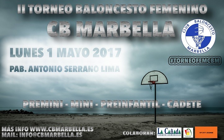 El Torneo Femenino del CB Marbella regresa el próximo 1 de mayo