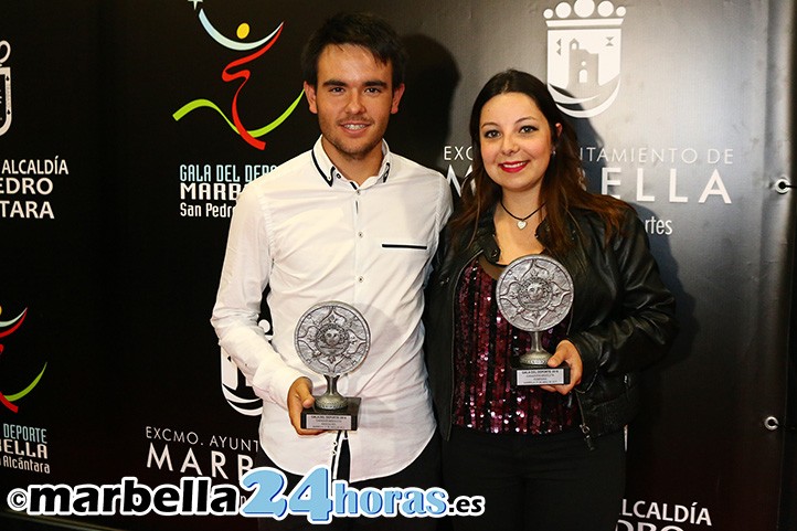 Ángel Hidalgo y Marta Guerrero, mejores deportistas de Marbella