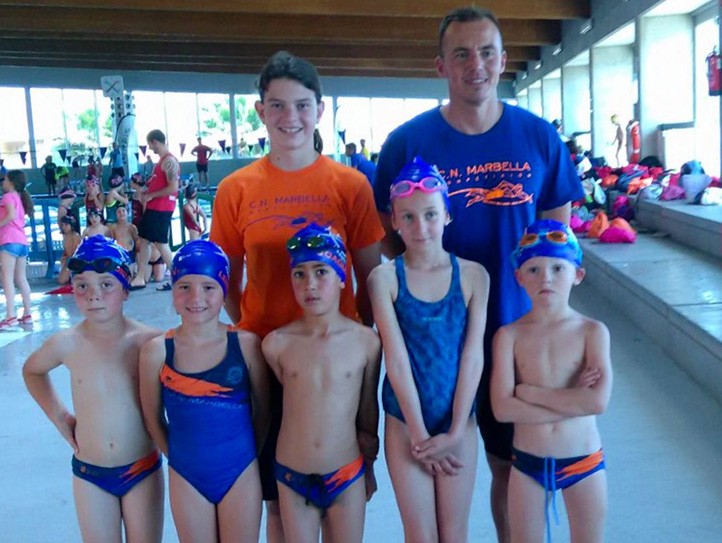 Los benjamines del CN Marbella participan con éxito en el Open Chupete