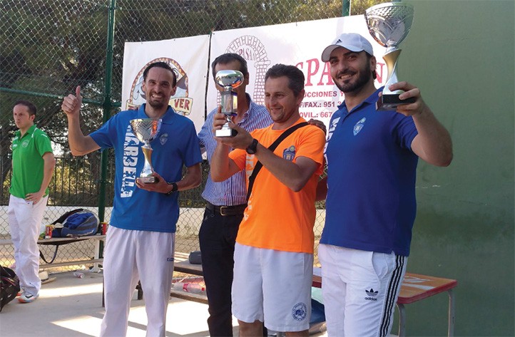 El Club Frontenis Marbella conquista el Campeonato de Andalucía