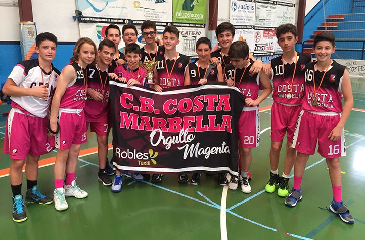 Los infantiles del Costa Marbella ganan la Final Four de la Copa Plata