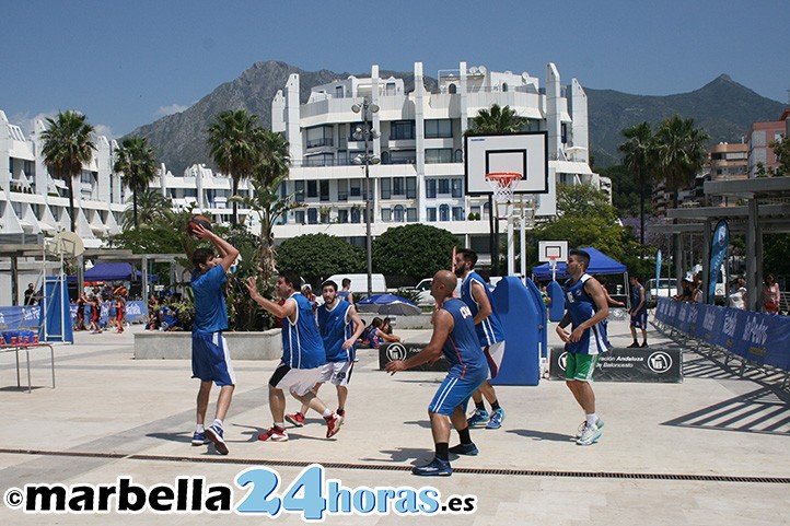 Gran ambiente de basket en el Circuito 3x3 y la Liga Escolar del CB Marbella