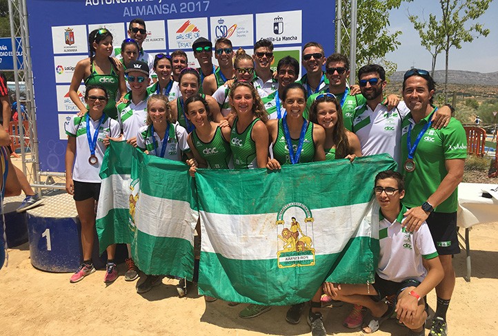 Marina Castro y Alejandro Salvador, bronce con la selección andaluza