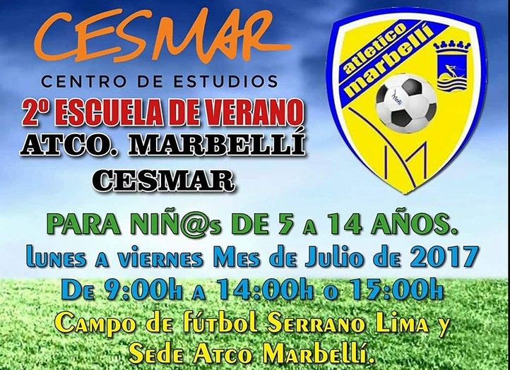 El Atlético Marbellí organiza durante el mes de julio la Escuela de Verano