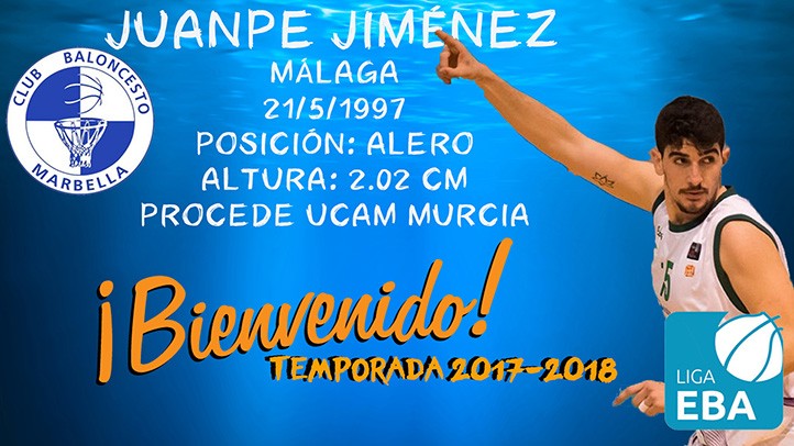 El CB Marbella incorpora al alero malagueño Juanpe Jiménez