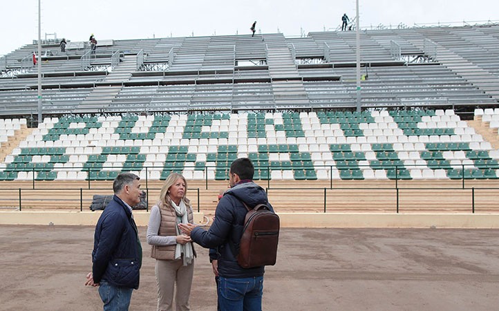 En marcha la ampliación de las gradas para acoger la Copa Davis