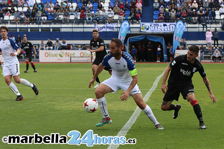 El Marbella FC sueña a lo grande tras la exhibición de Wilfred ante el Melilla (1-0)