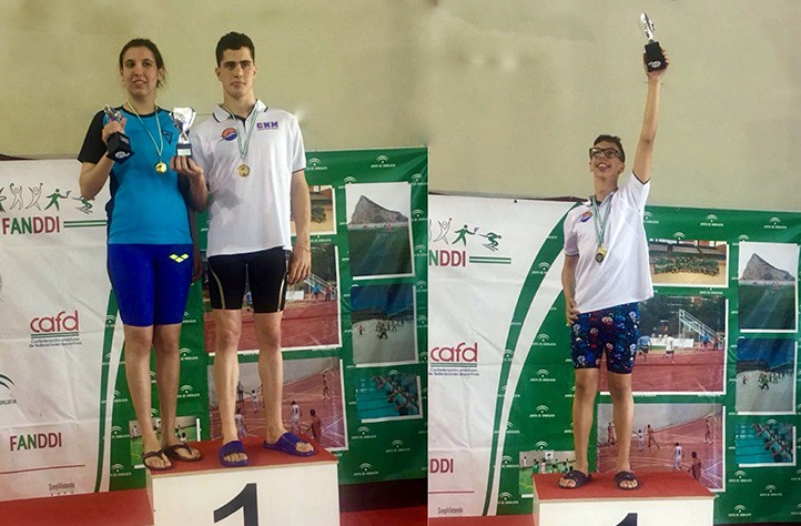 El equipo de natación adaptada del CN Marbella, subcampeones de Andalucía