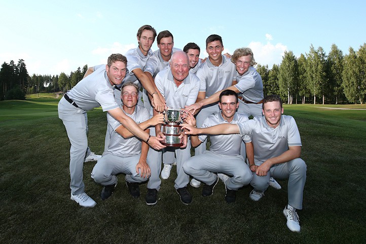 Ángel Hidalgo da la victoria a Europa en el Saint Andrews Trophy