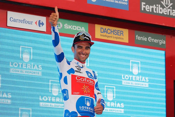 Luis Ángel Maté se consolida como el mejor escalador en La Vuelta a España