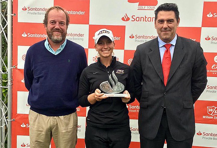 Laura Gómez logra su primer triunfo profesional en el Santander Golf Tour