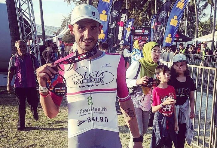 El marbellí Juan Antonio Gómez gana en su categoría el Ironman de Malasia