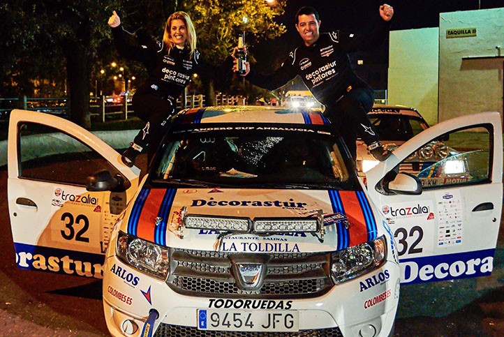 Jonathan Álvarez y Elvira Moreno, campeones de la Copa Sandero