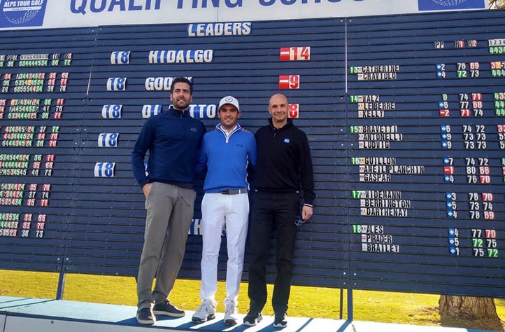 Ángel Hidalgo consigue la victoria en la Escuela del Alps Tour Golf