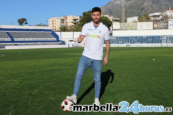 Dani Pérez: "Espero estar en el Marbella mucho tiempo"