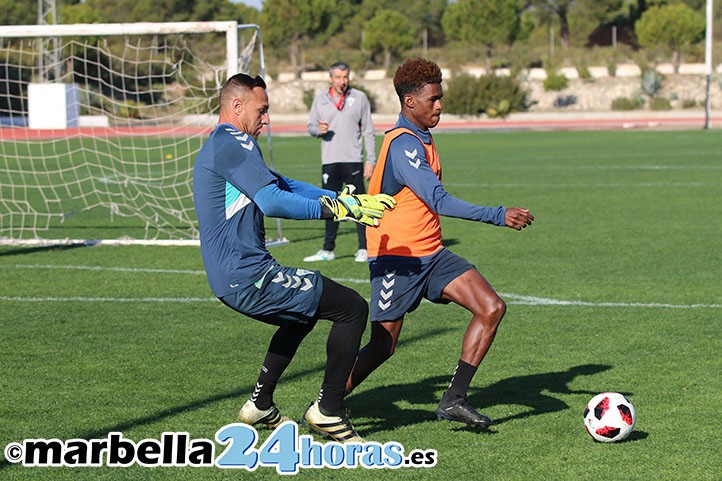 El Marbella se machaca para preparar el partido ante el Malagueño