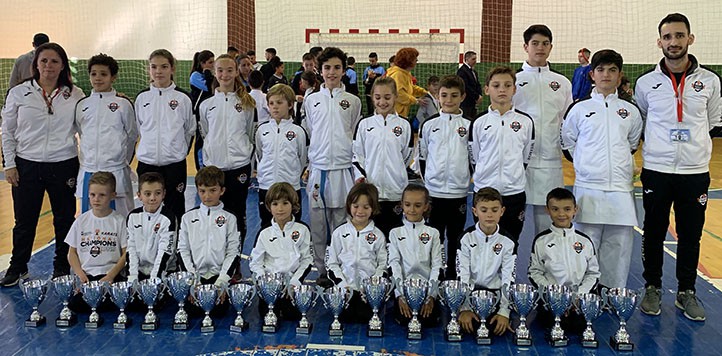 Olympic Karate Marbella logra 19 medallas en el Campeonato de Málaga