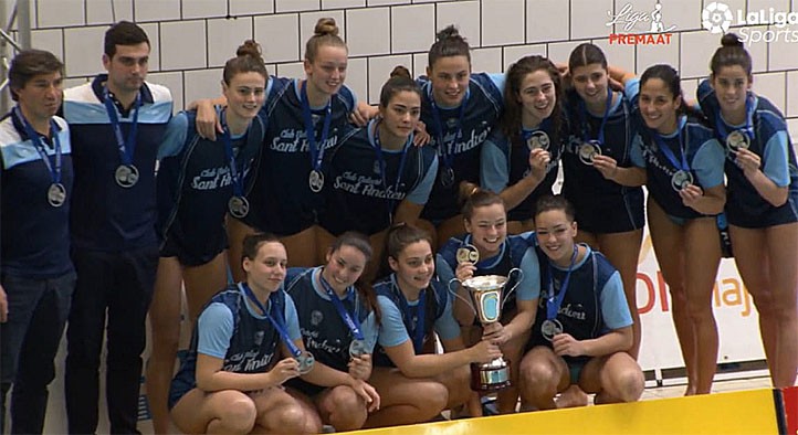 La marbellí Paula Nieto, subcampeona de España con el CN Sant Andreu