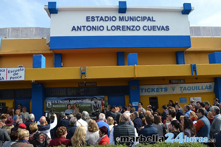 Marbella homenajea al exfutbolista y exconcejal Antonio Lorenzo Cuevas