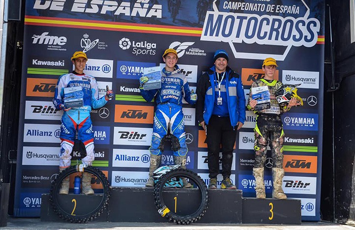 Pakito Ruiz lidera la "Copa Yamaha YZ - MX125" tras vencer en Talavera