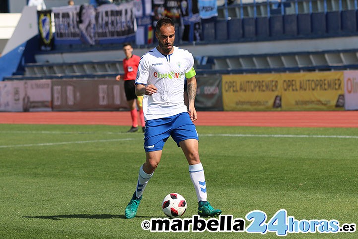 El capitán Añón alcanza el medio centenar de goles con el Marbella FC