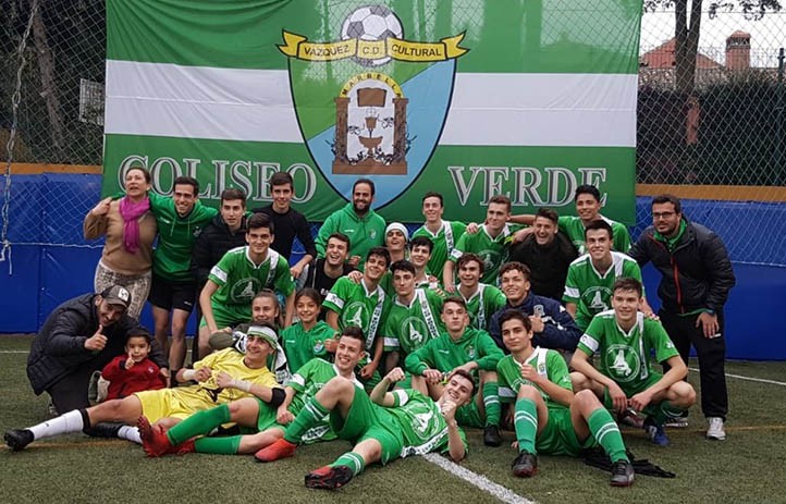 El juvenil B del Vázquez se proclama campeón a cinco jornadas del final