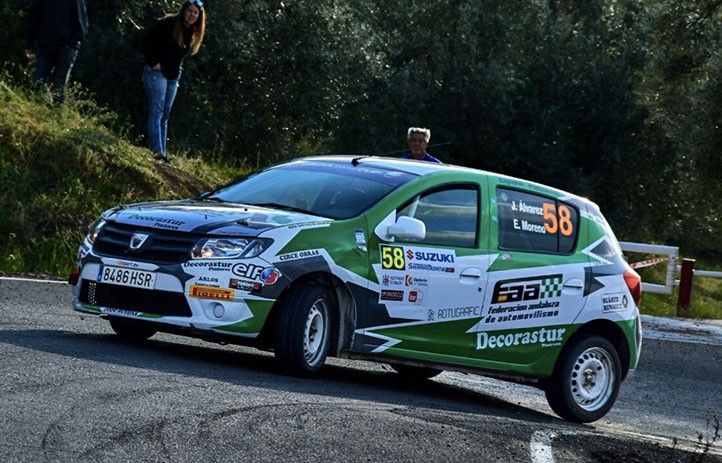 Jonathan Álvarez se sitúa en tercer lugar en la Copa Dacia tras el Rally de Navarra