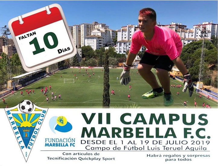 El campus del Marbella FC regresará con su VII edición del 1 al 19 de julio