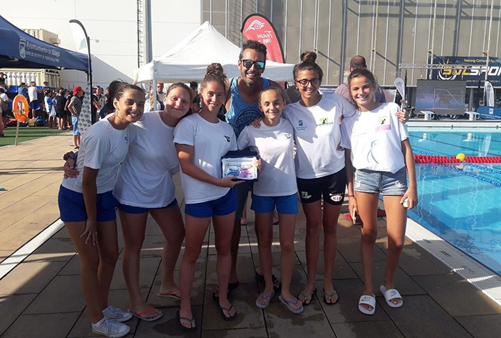 El CW Marbella femenino acaba séptimo en el Campeonato de España infantil