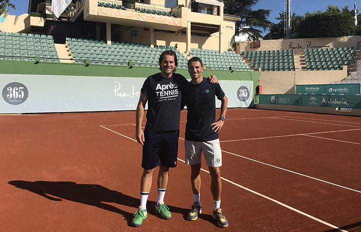 Haas y Robredo ya se entrenan en Marbella para la IV Senior Masters Cup