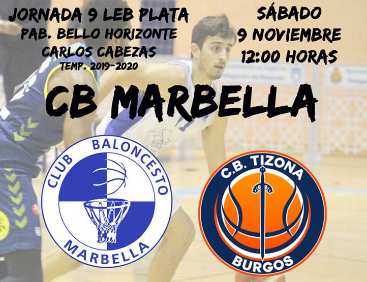 El CB Marbella adelanta el partido contra UBU Tizona a la mañana del sábado