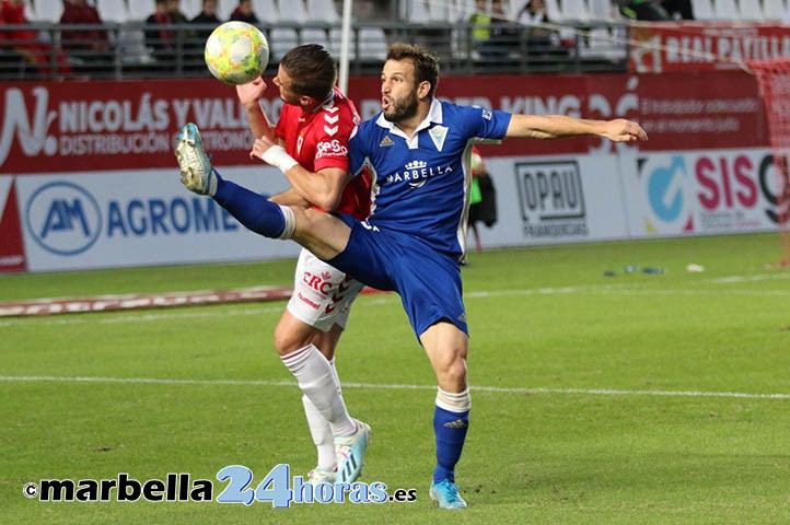 El Marbella FC merece más tras una gran segunda parte en Murcia (1-1)