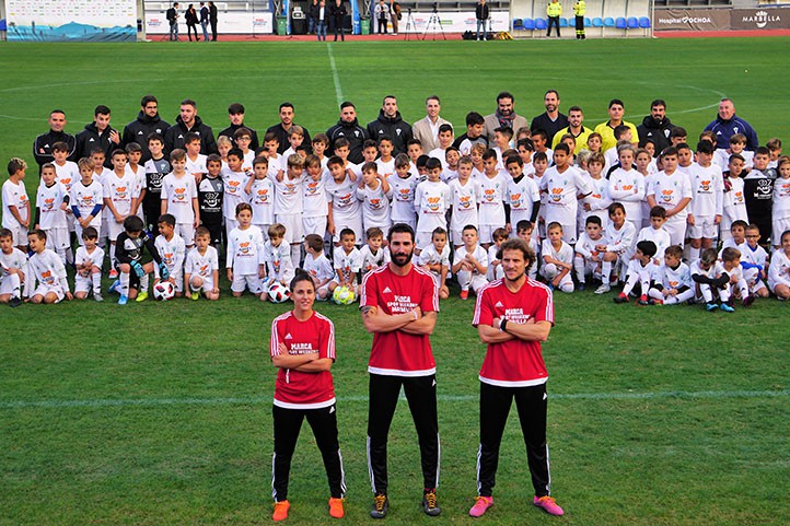 La cantera del Marbella se impone en el 100 contra 3 a Forlán, Boquete y Cuéllar