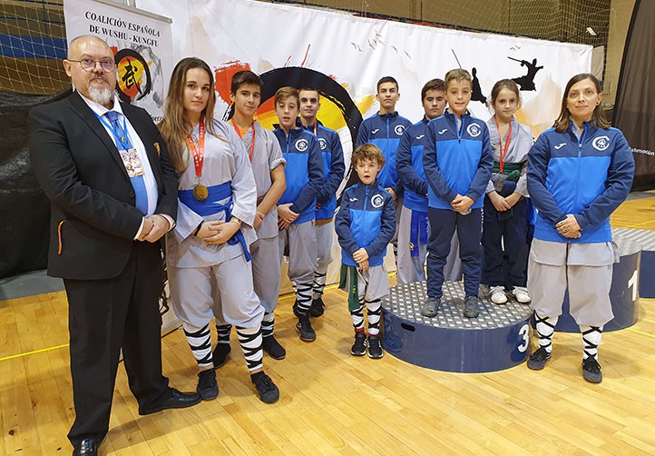 El Instituto Shaolin San Pedro logra 16 medallas en el Campeonato Nacional