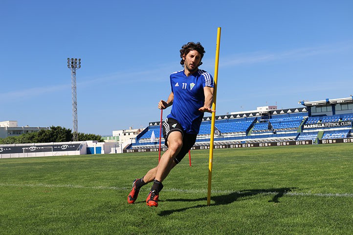 Segundo día de entreno en el Marbella FC con Granero como protagonista