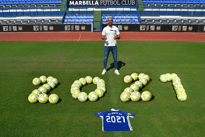 Javier Añón: "En el Marbella soy el hombre más feliz del mundo"